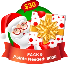 PACK 1 Points Needed: 8000