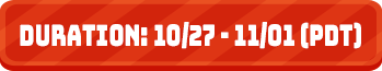 DURATION: 10/27 - 11/1 
