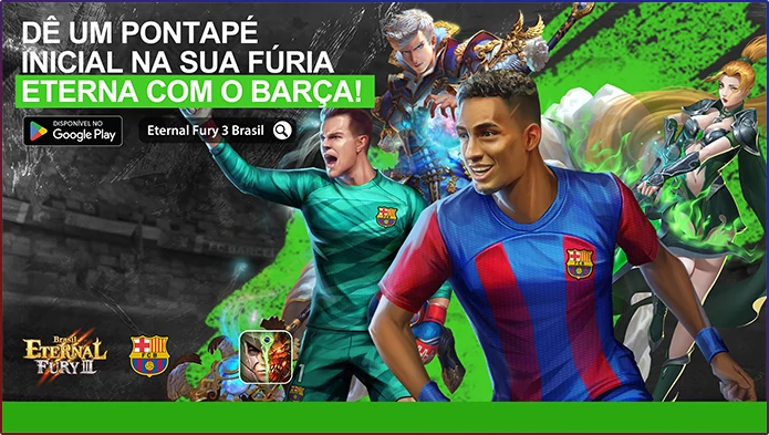Dê um pontapé inicial na sua Fúria Eterna com o Barca！