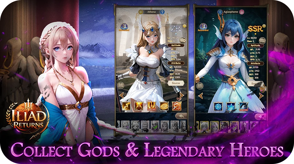 Collect Gods & Legendary Heroes