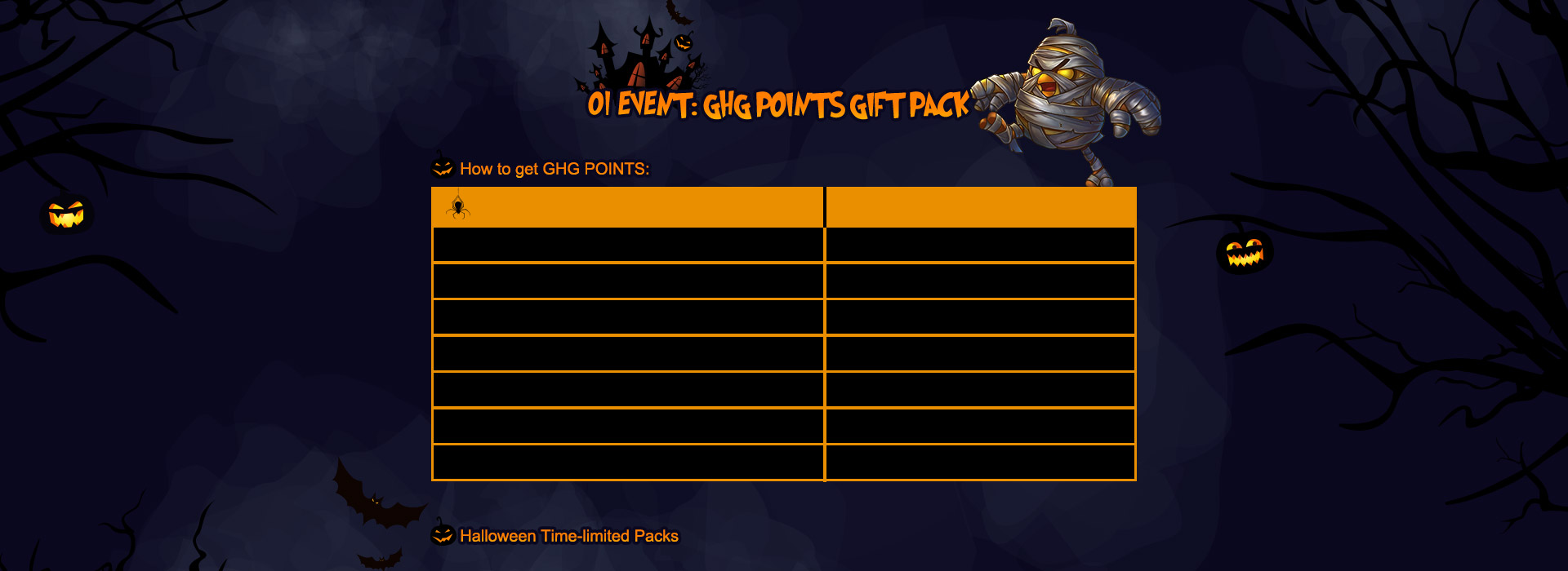 Halloween Event | GHG